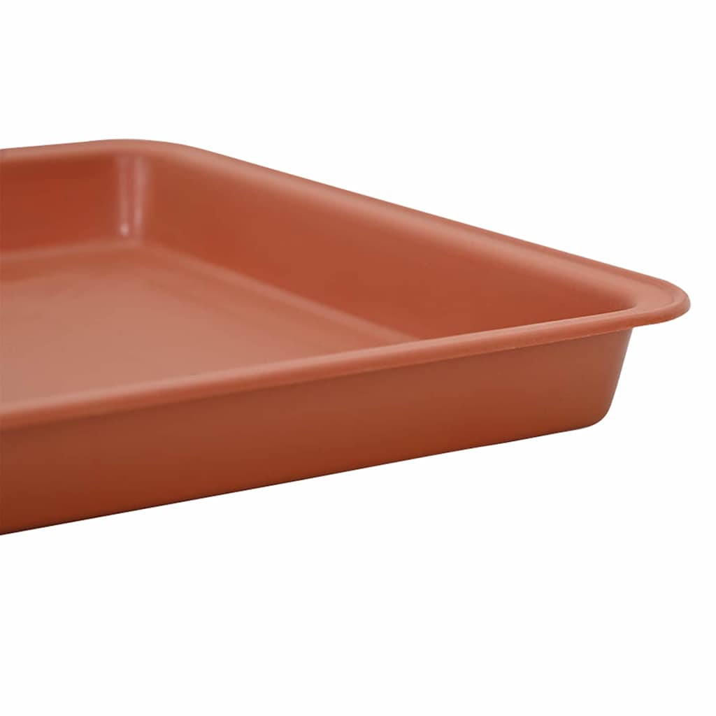 Firkantet Blomsterbakke 24 pcs Mursten Rød 36 x 36 x 2.5 cm