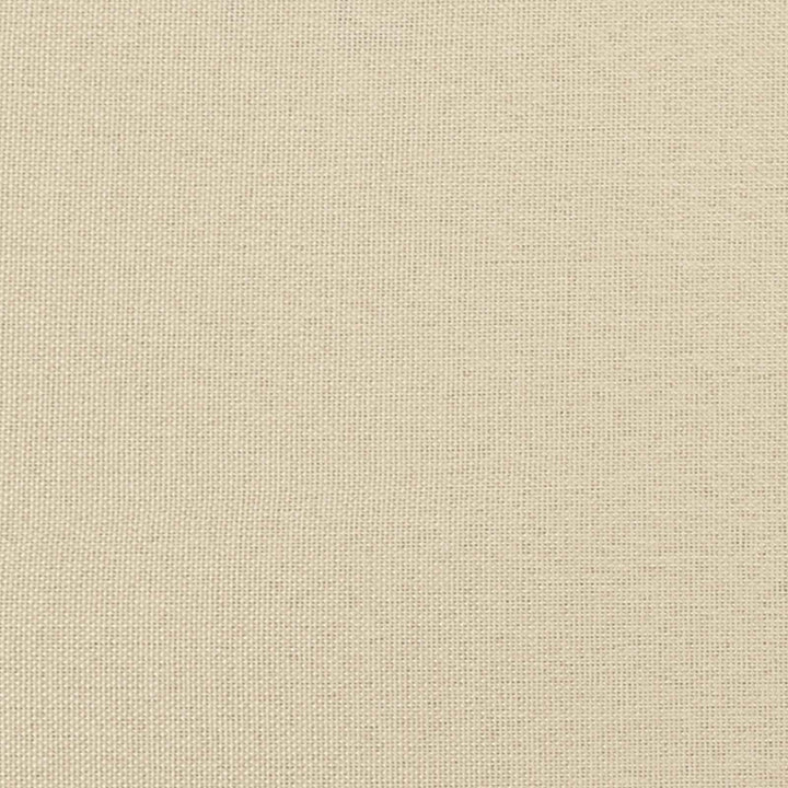 Chaise Lounge med pude Creme 91 x 157 x 91 cm Stof