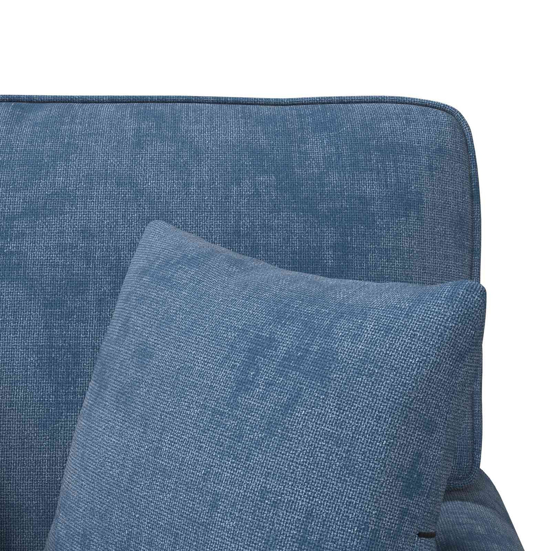 Chaise lounge med volant med pude Blå 157 x 91 x 91 cm ARES