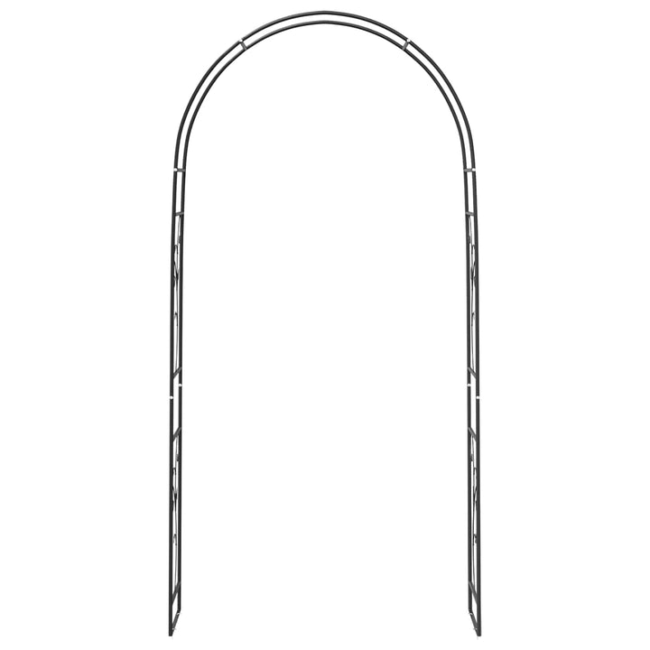 Havebue Blomstret Sort 115 x 37 x 231 cm