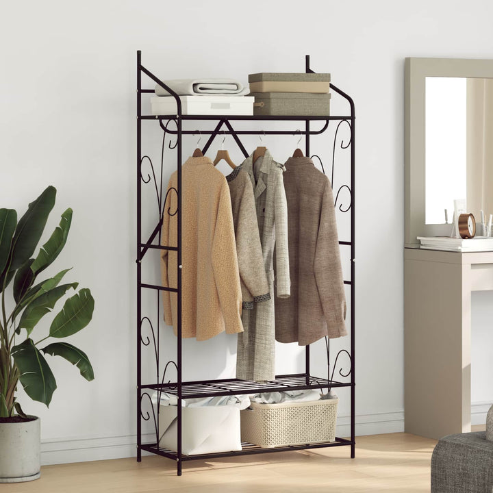 Åben Garderobe Ensfarvet 78 x 36 x 158 cm