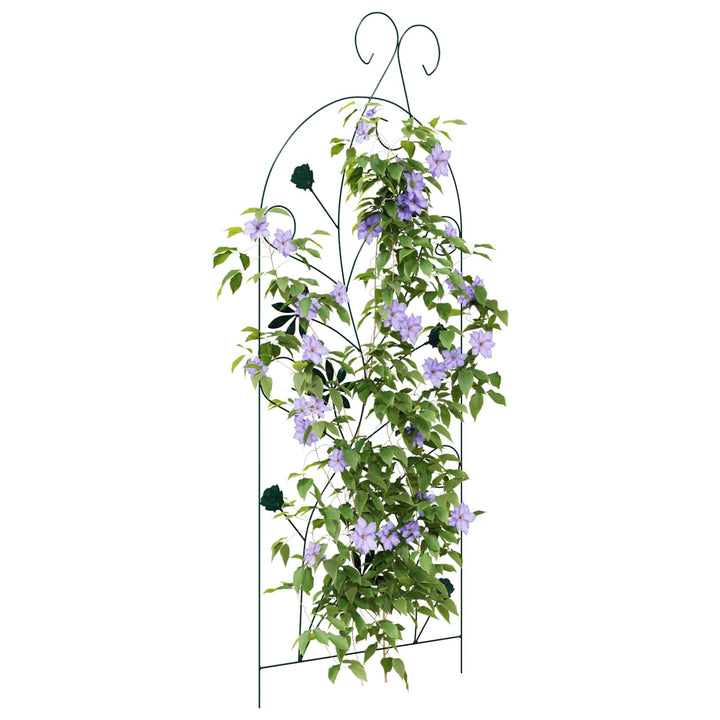 Havehegn 3 pcs Grøn 112 x 39,5 cm Stål