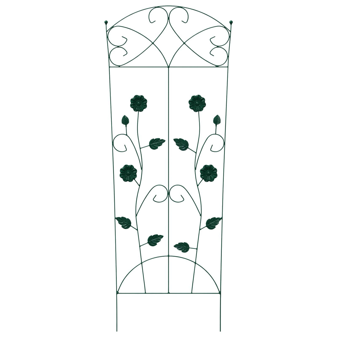 Havehegn 3 pcs Grøn 110,5 x 42,5 cm Stål