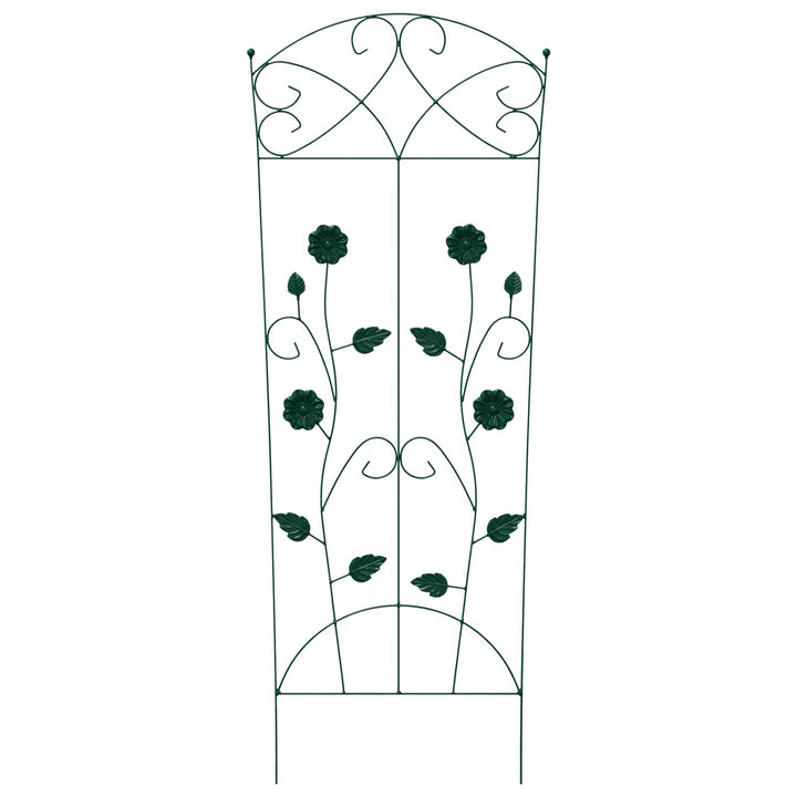 Havehegn 3 pcs Grøn 110,5 x 42,5 cm Stål