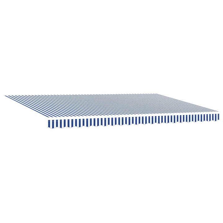 Utrækkelig Markise Blå og Hvid 500 × 300 cm