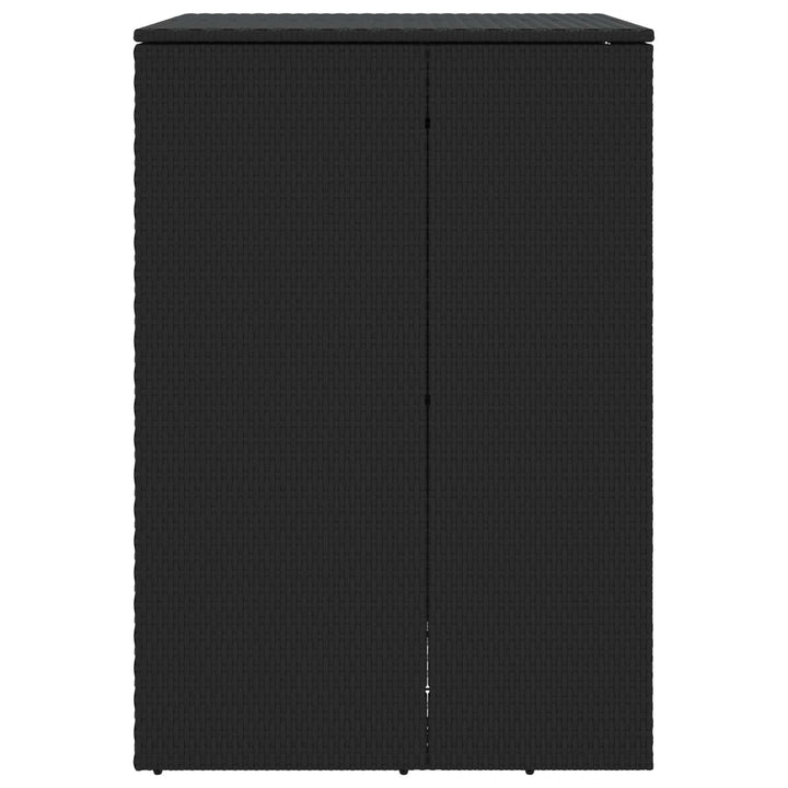 Affaldsbin boks Sort 65 x 80 x 115 cm Polyethylen