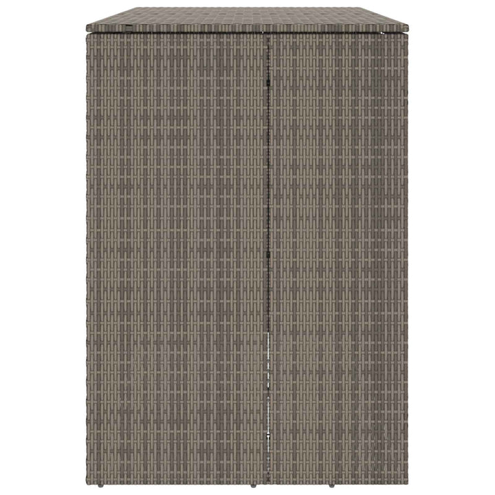 Affaldsbin boks 2 pcs Grå 130 x 80 x 115 cm Polyethylen