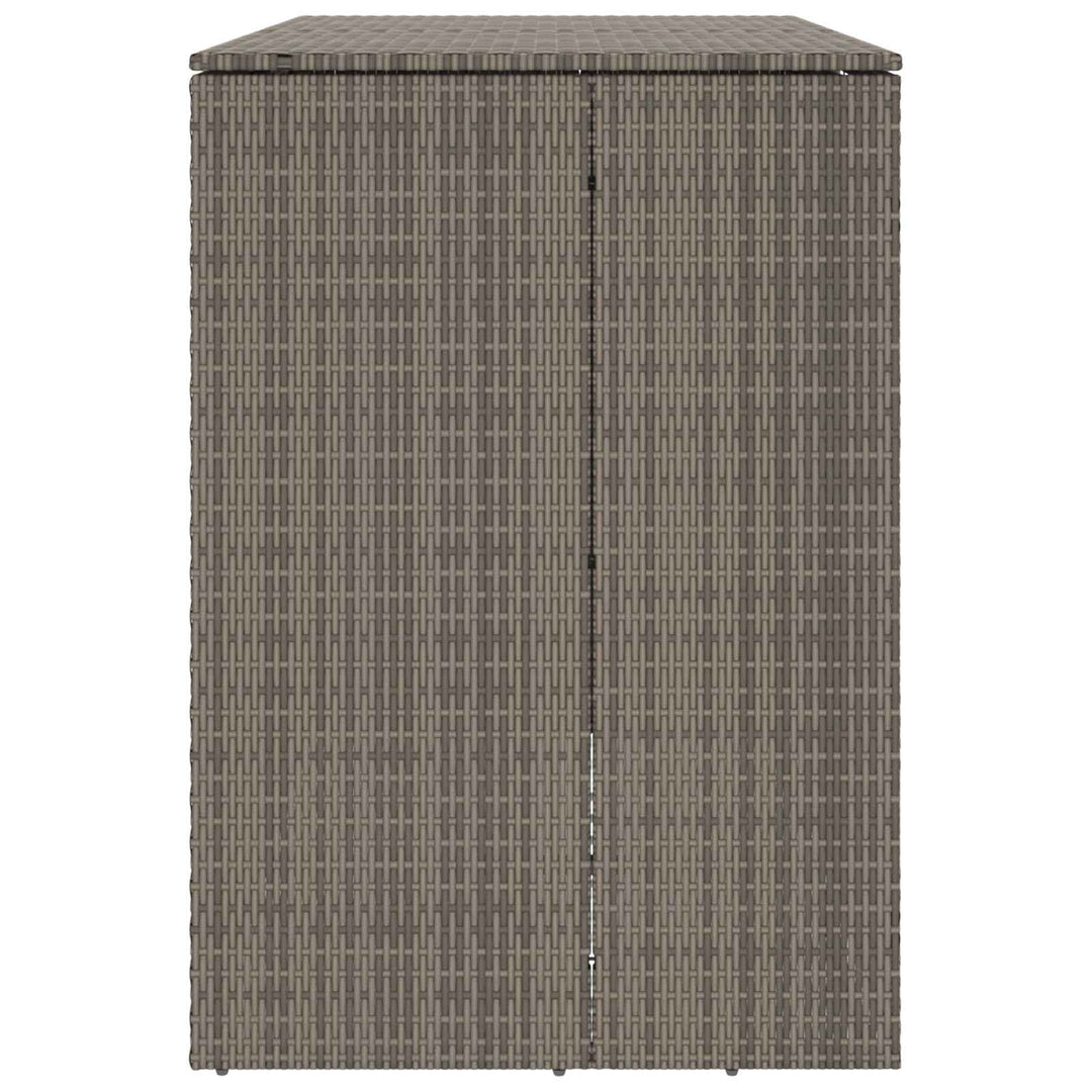 Affaldsbin boks 2 pcs Grå 130 x 80 x 115 cm Polyethylen