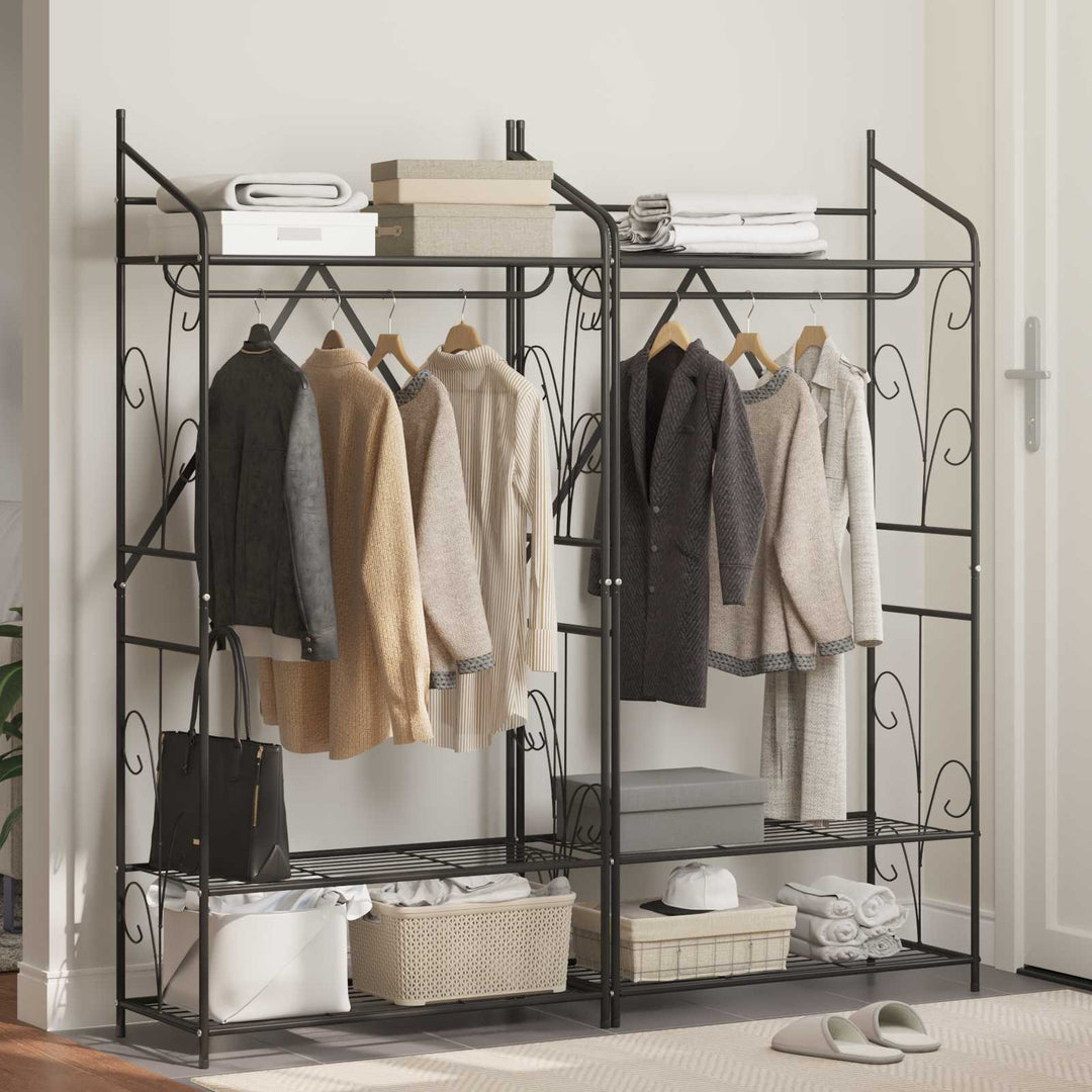 Åben Garderobe 2 stk. 78 x 36 x 158 cm
