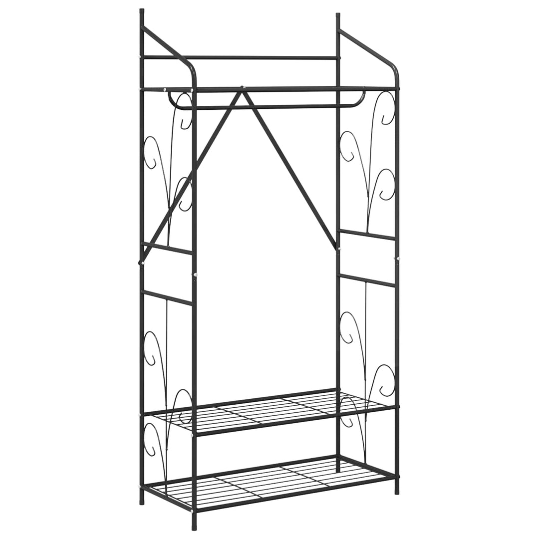 Åben Garderobe Ensfarvet 2 pcs 78 x 36 x 158 cm