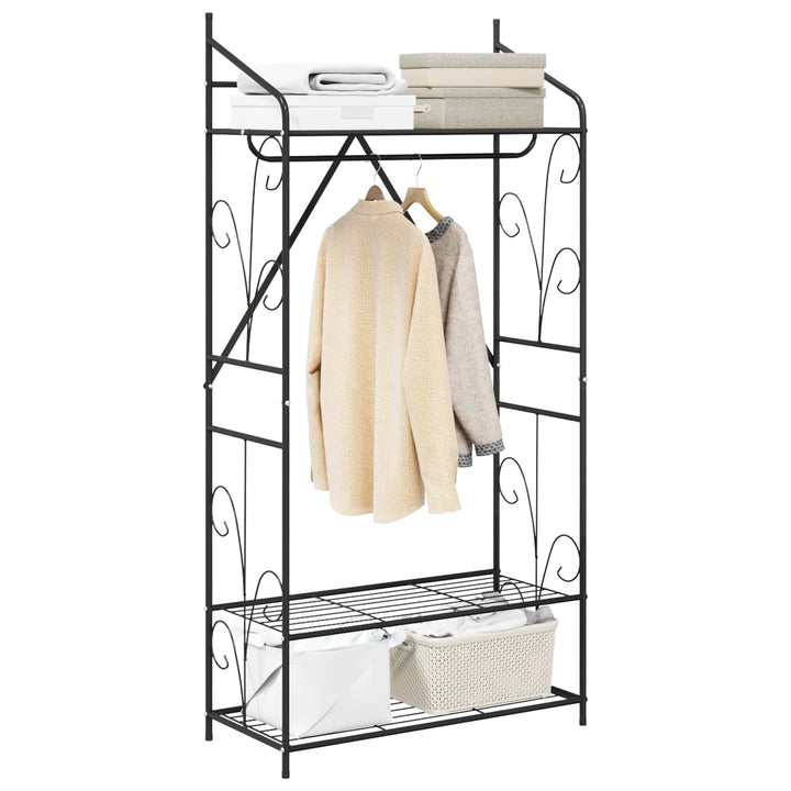 Åben Garderobe Ensfarvet 2 pcs 78 x 36 x 158 cm