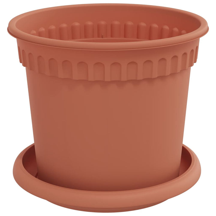 Plantepotter 24 pcs Mursten Rød Ø 15 x 12 cm Plastik