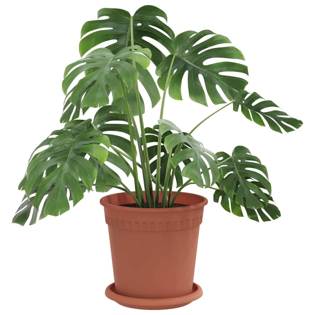 Plantepotter 24 pcs Mursten Rød Ø 17 x 14 cm Plastik