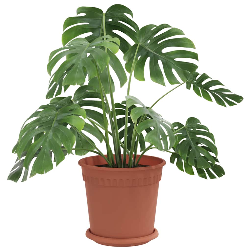 Plantepotter 24 pcs Mursten Rød Ø 19 x 16 cm Plastik