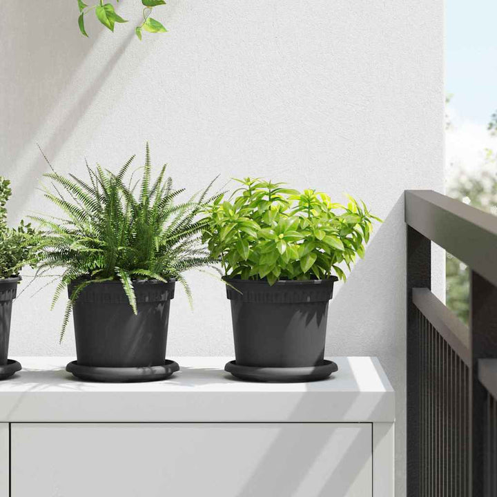 Plantepotter 24 pcs Sort Ø 15 x 12 cm Plastik