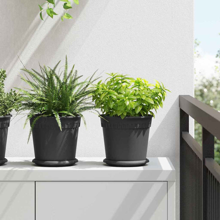 Plantepotter 24 pcs Sort Ø 19 x 16 cm Plastik