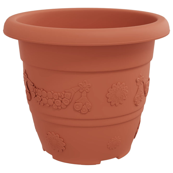 Plantepotter 6 pcs Mursten Rød Ø 30 x 25 cm Plastik