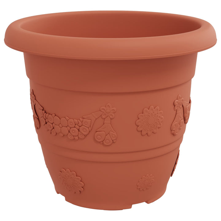 Plantepotter 6 pcs Mursten Rød Ø 34 x 28 cm Plastik