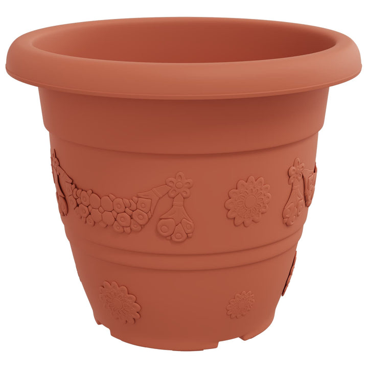 Plantepotter 6 pcs Mursten Rød Ø 39 x 32 cm Plastik