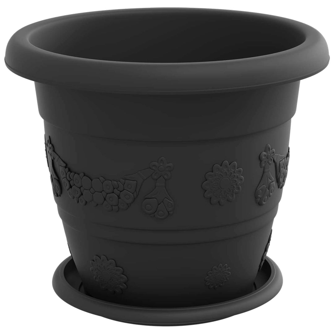 Plantepotter 6 pcs Sort Ø 26 x 21.5 cm Plastik