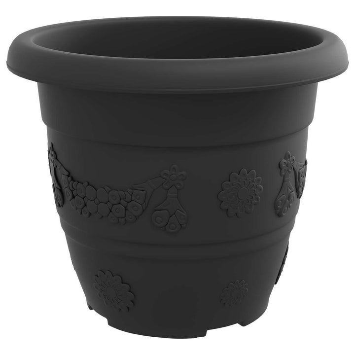 Plantepotter 6 pcs Sort Ø 30 x 25 cm Plastik