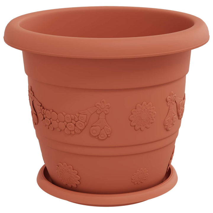 Plantepotter 24 pcs Mursten Rød Ø 30 x 25 cm Plastik