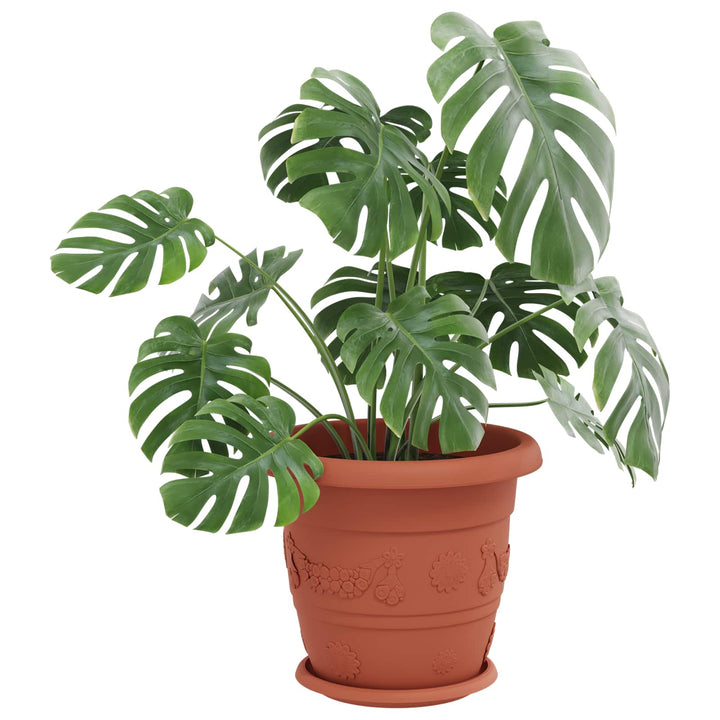 Plantepotter 24 pcs Mursten Rød Ø 34 x 28 cm Plastik
