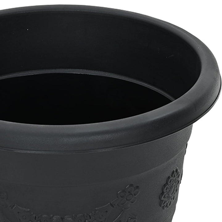 Plantepotter 24 pcs Sort Ø 22 x 18 cm Plastik