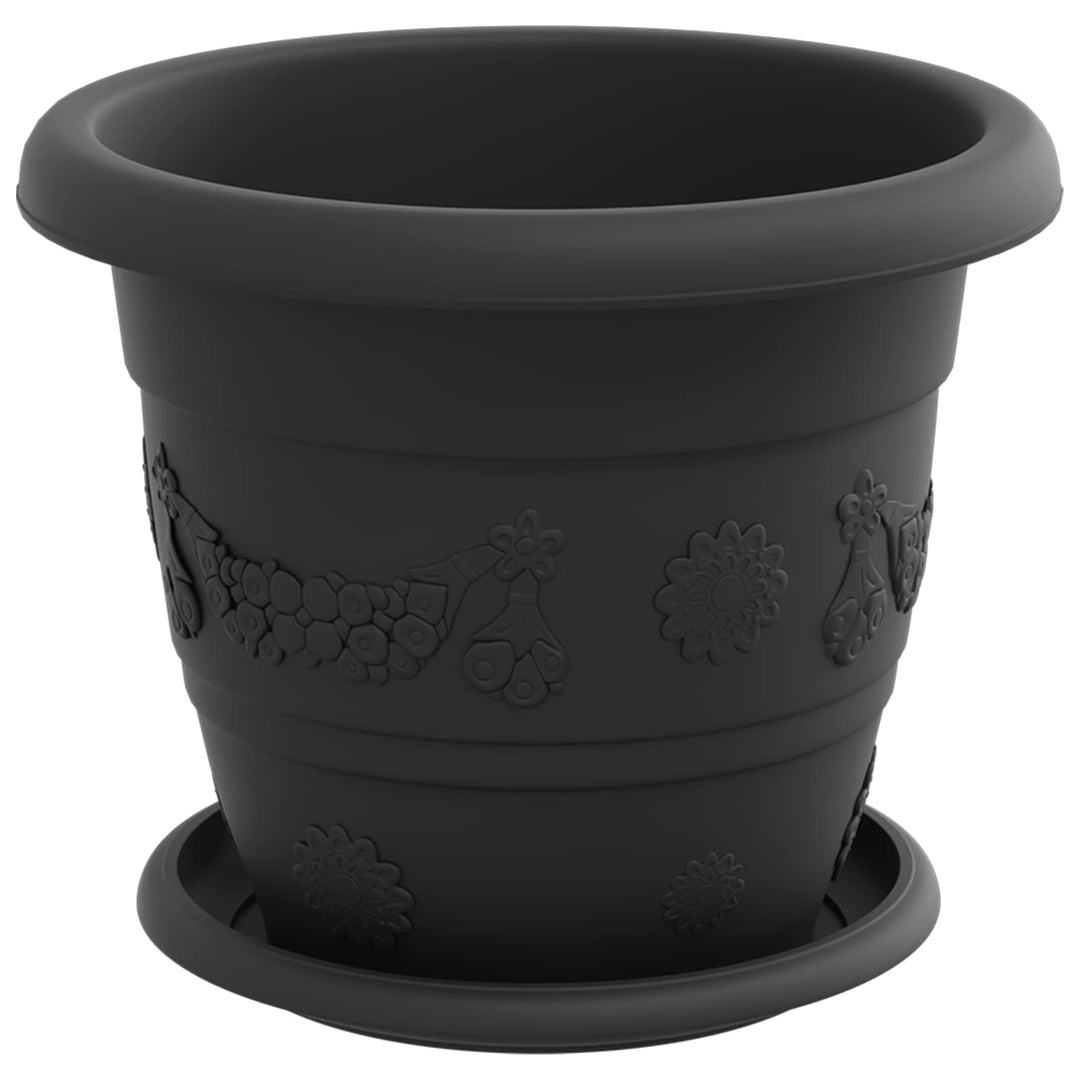 Plantepotter 24 pcs Sort Ø 22 x 18 cm Plastik
