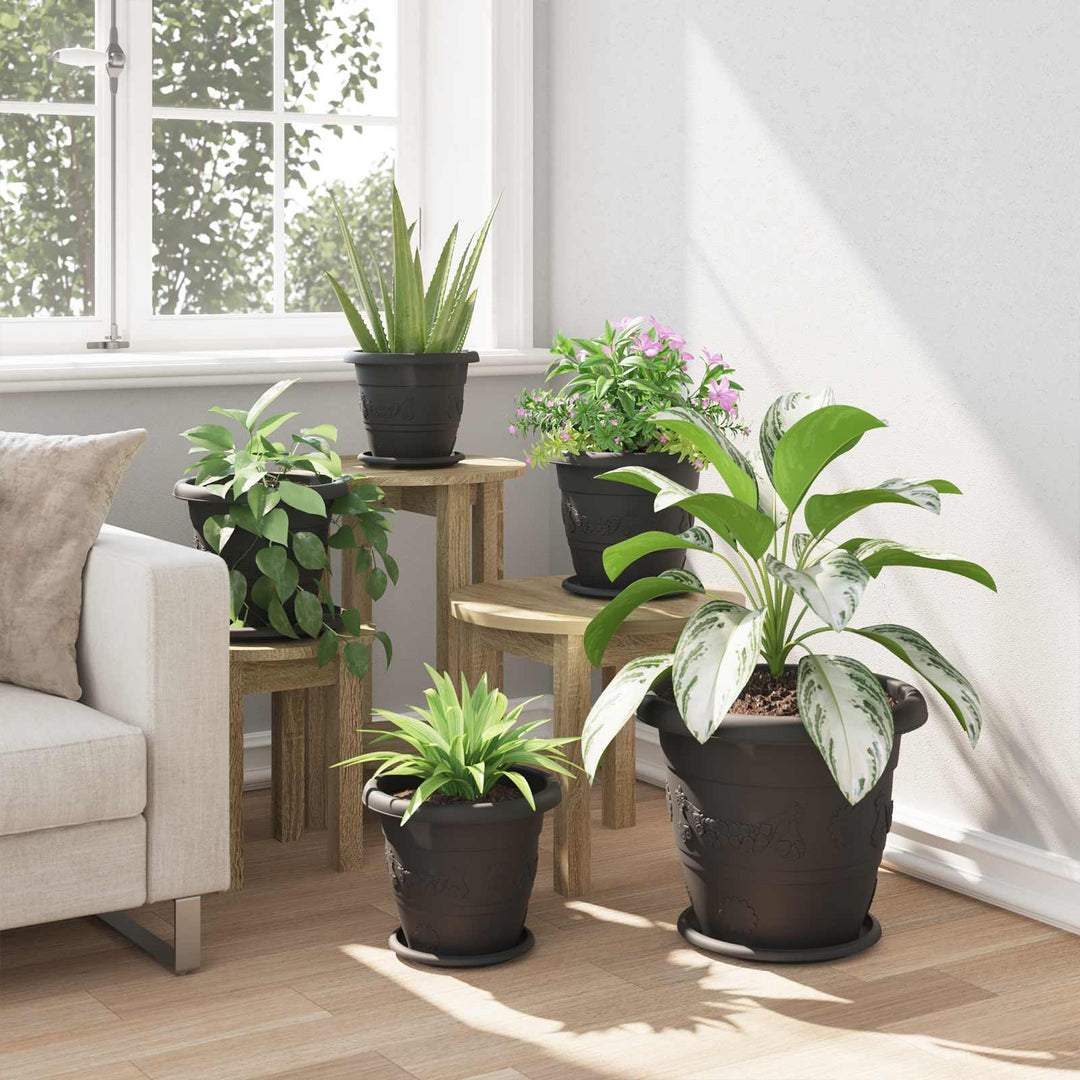 Plantepotter 24 pcs Sort Ø 26 x 21.5 cm Plastik
