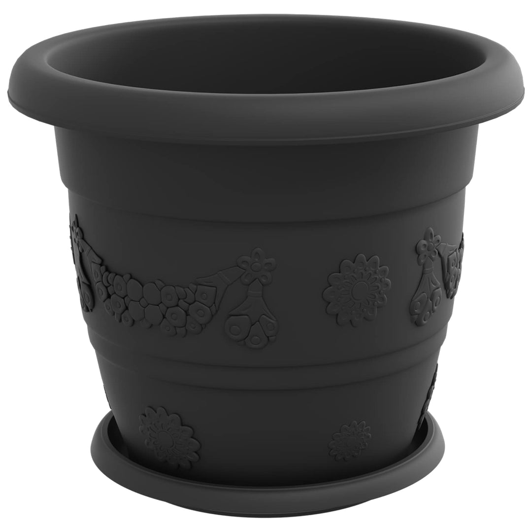 Plantepotter 24 pcs Sort Ø 30 x 25 cm Plastik