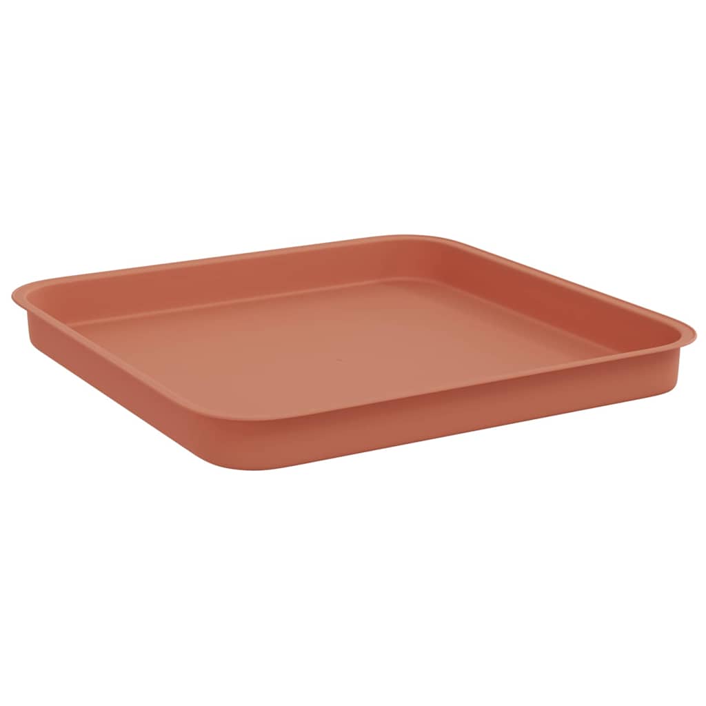 Plantepotter 6 pcs Mursten Rød 28,5 x 28,5 x 22 cm Plastik