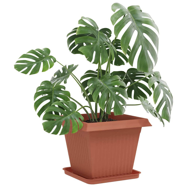 Plantepotter 6 pcs Mursten Rød 38 x 38 x 30 cm Plastik