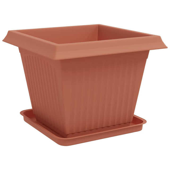 Plantepotter 6 pcs Mursten Rød 43 x 43 x 33,5 cm Plastik