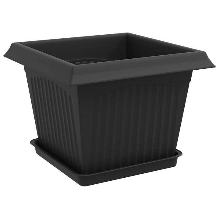 Plantepotter 6 pcs Sort 23 x 23 x 17,5 cm Plastik