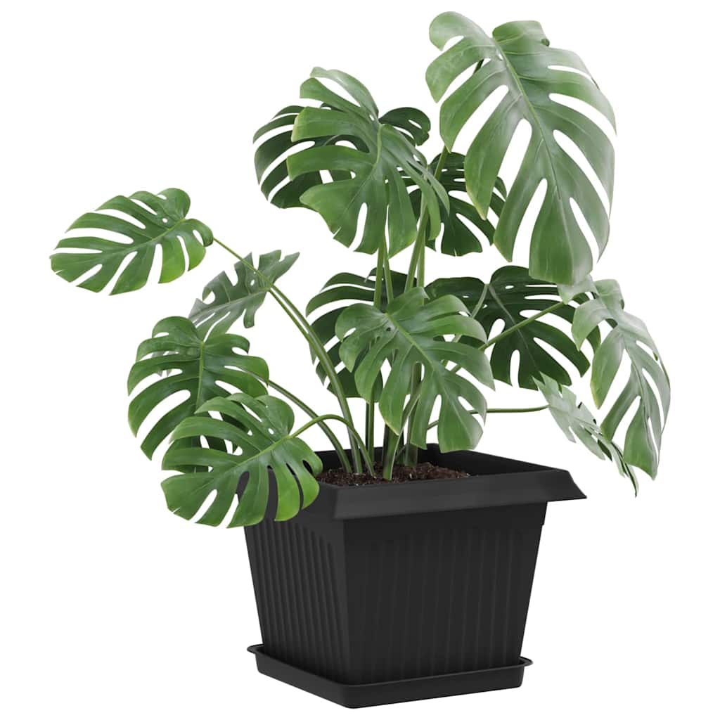 Plantepotter 6 pcs Sort 23 x 23 x 17,5 cm Plastik