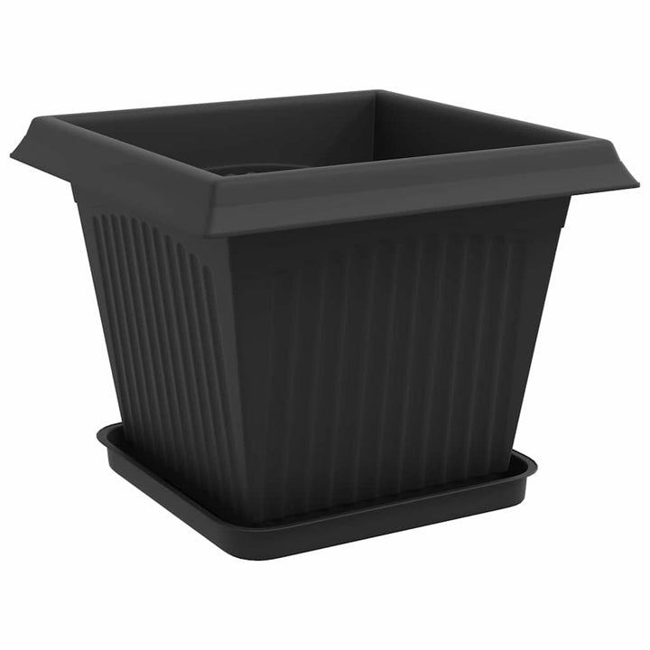 Plantepotter 6 pcs Sort 33 x 33 x 26 cm Plastik