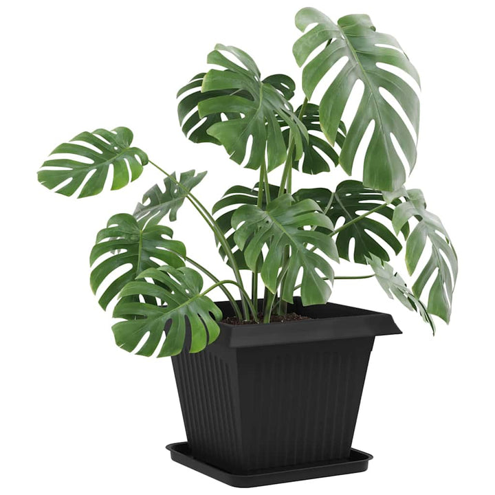 Plantepotter 6 pcs Sort 38 x 38 x 30 cm Plastik