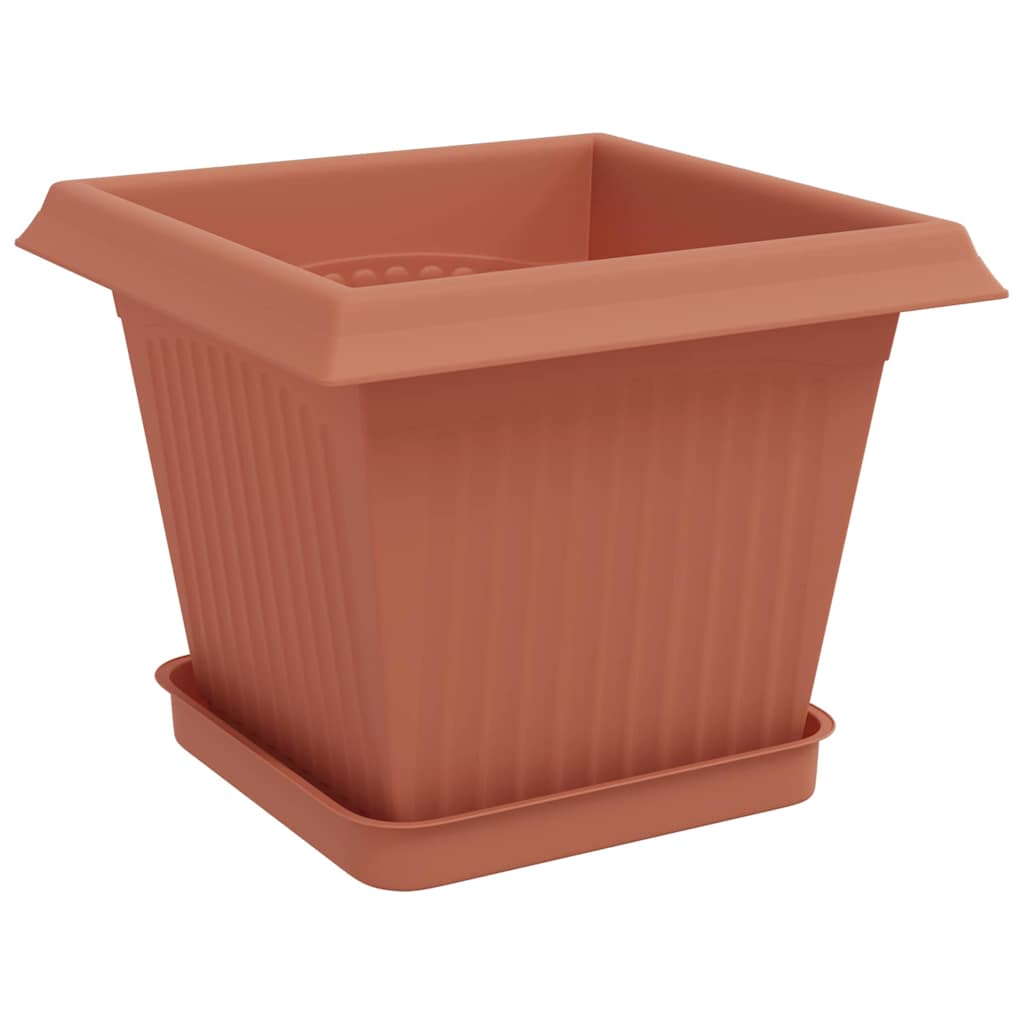 Plantepotter 24 pcs Mursten Rød 20 x 20 x 16 cm Plastik