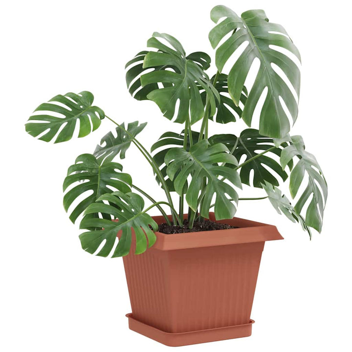 Plantepotter 24 pcs Mursten Rød 20 x 20 x 16 cm Plastik