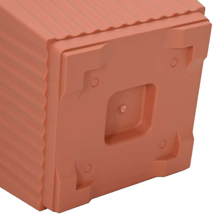 Plantepotter 24 pcs Mursten Rød 33 x 33 x 26 cm Plastik