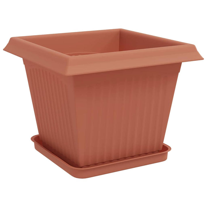 Plantepotter 24 pcs Mursten Rød 33 x 33 x 26 cm Plastik