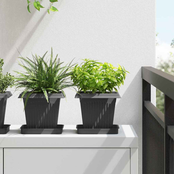 Plantepotter 24 pcs Sort 16 x 16 x 14 cm Plastik