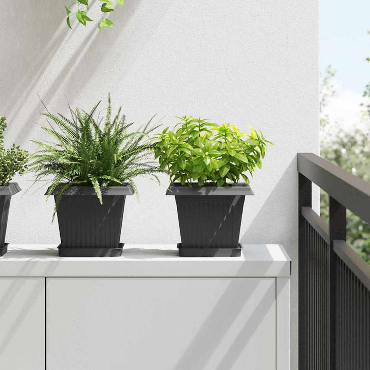 Plantepotter 24 pcs Sort 20 x 20 x 16 cm Plastik
