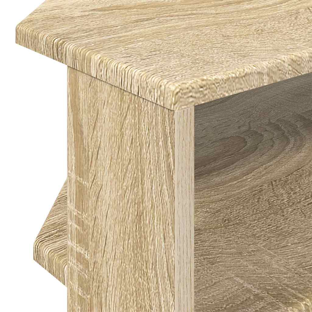 HjørneTVskab Sonoma eg 102x40,5x45cm Konstrueret træ