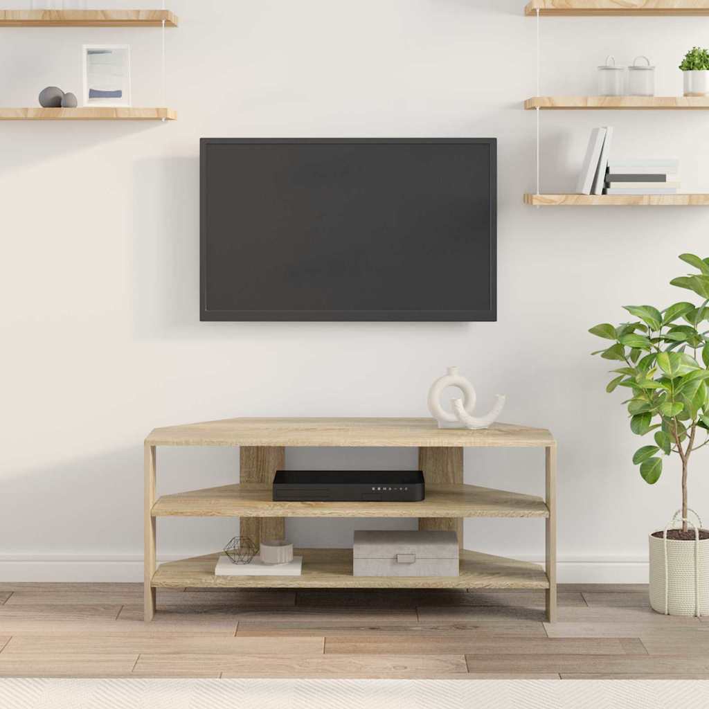 HjørneTVskab Sonoma eg 102x40,5x45cm Konstrueret træ