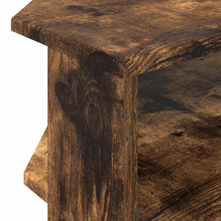 HjørneTVskab 102x40,5x45cm Røget eg Konstrueret træ