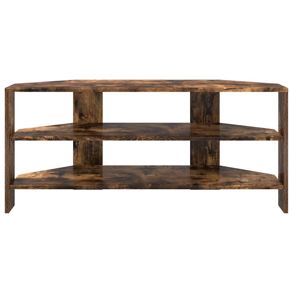 HjørneTVskab 102x40,5x45cm Røget eg Konstrueret træ