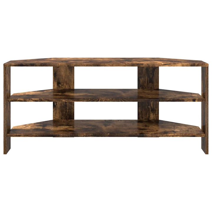 HjørneTVskab 102x40,5x45cm Røget eg Konstrueret træ
