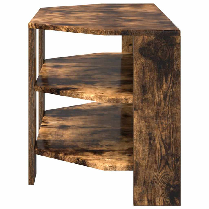 HjørneTVskab 102x40,5x45cm Røget eg Konstrueret træ